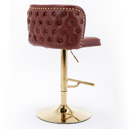 Modern Swivel Barstools – Adjustable PU Seat