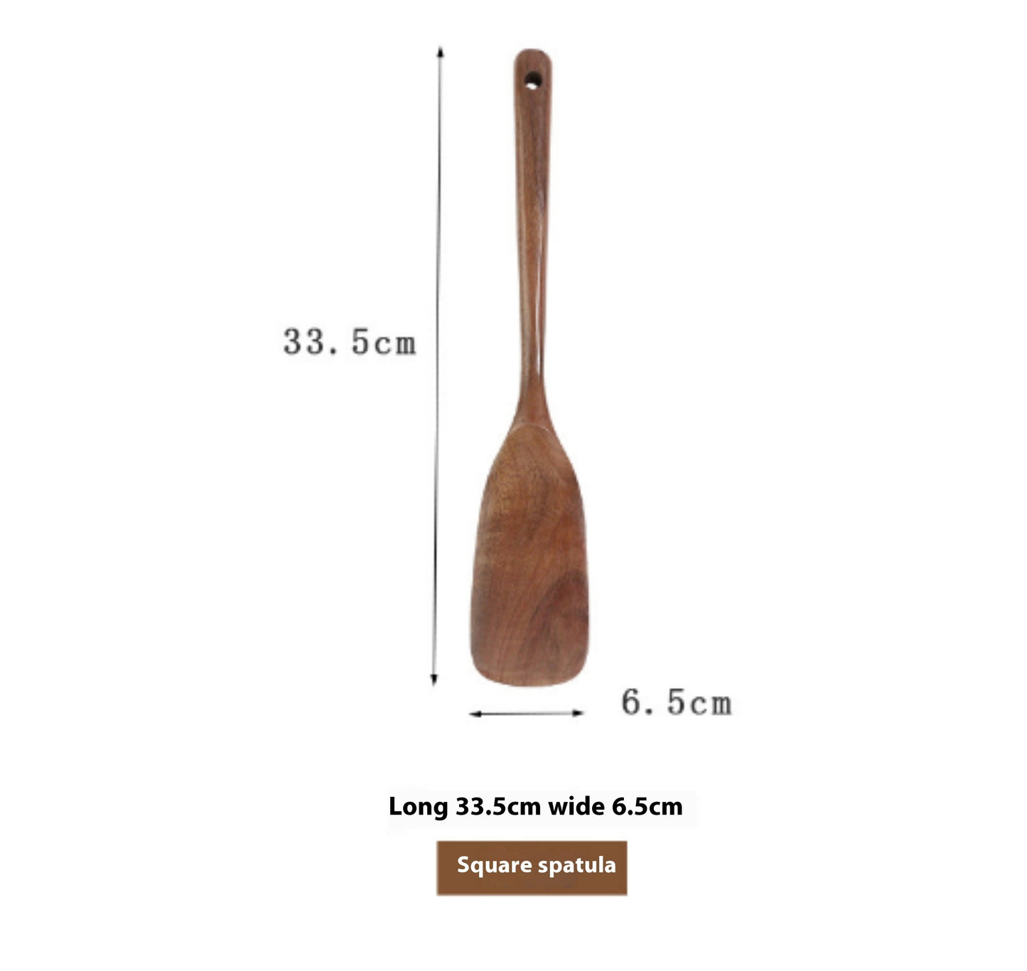 Thailand Teak Natural Wood Tableware Spoon Ladle Turner Long Rice Colander Soup Skimmer Cooking Spoons Scoop Kitchen Tool Set