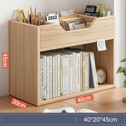 Simple Desktop Shelf Small Bookcase for Organizing