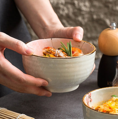 Ceramic Breakfast Bowl for Household Noodles