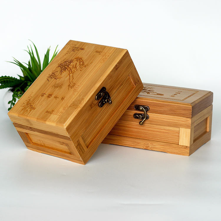 Exquisite Wooden Storage Box for Handicraft Ornaments