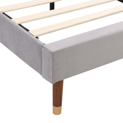 Velvet Wood Strips Support The Youth Bed